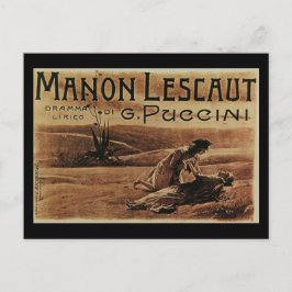 Manon Lescaut briefkaart