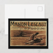 Manon Lescaut briefkaart (Voorkant / Achterkant)