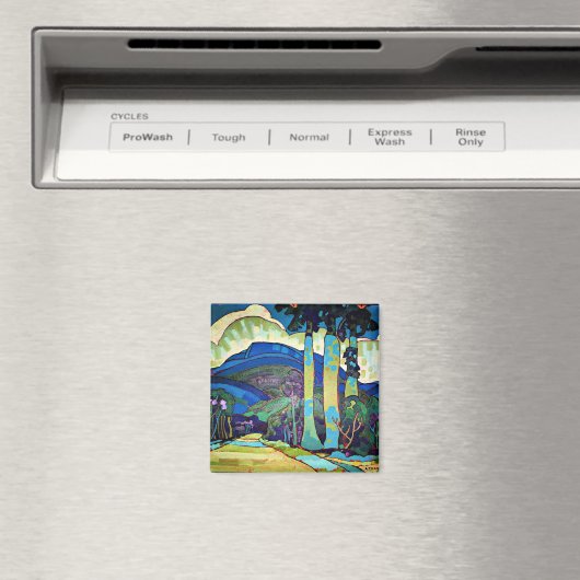 Manookian - Landschap Hawaiian Magneet (Insitu (Vaatwasser))