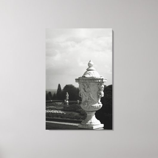 Manor Gardens Beauful Urn Canvas Afdruk (Voorkant)