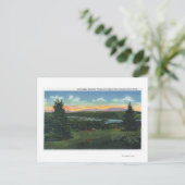 Manor Hill Overlook Rangeley Village Scene Briefkaart (Staand voorkant)