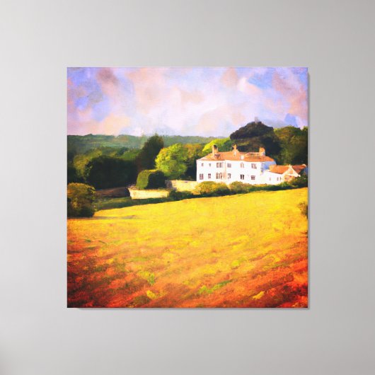 Manor House Canvas Afdruk (Voorkant)