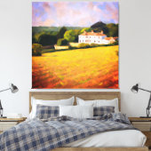 Manor House Canvas Afdruk (Insitu (Slaapkamer))