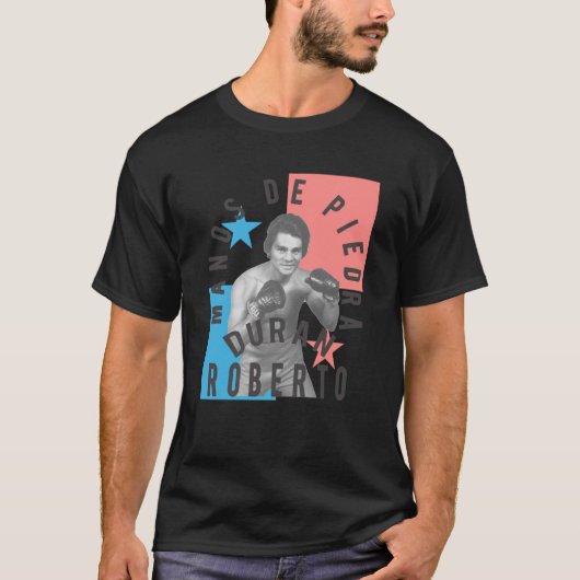 "Manos de Piedra" Roberto Duran T-shirt (Voorkant)