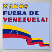 Manos Fuera De Venezuela Poster (Voorkant)