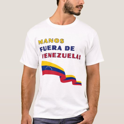 Manos Fuera De Venezuela T-shirt (Voorkant)