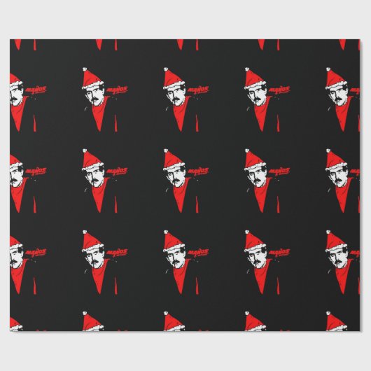 Manos Geeft Master Logo Gift Wrap terug Cadeaupapier (Vlak)