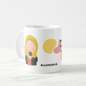 #ManoSays - Witty Line on Socializing Online - Koffiemok (Voorkant links)