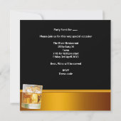 Mans 30ste verjaardagsfeest Drinks Bier Jongens Na Kaart (Achterkant)