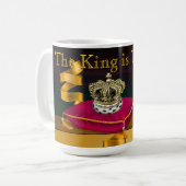 Mans 55ste verjaardag Mok (Voorkant links)