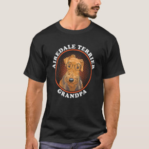 Mans Airedale Terrier Opa Hond Eigenaar Airedale T T-shirt
