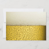 Mans Beer Elk nummer Verjaardagsfeestje Kaart (Achterkant)