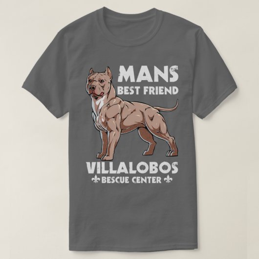 Mans Best Friend Villalobos T-shirt (Design voorkant)