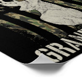 Mans Beste Bokken Grootvader Ooit Jager Camouflage Poster (Hoek)