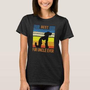 Mans Beste Fur Oom Ooit Grappige Vintage Retro Hon T-shirt