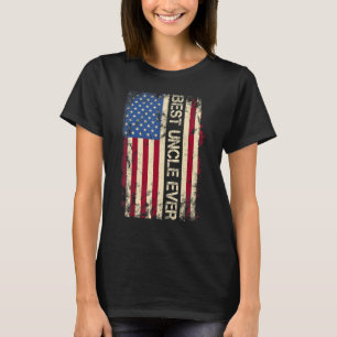 Mans Beste Oom Ooit Us Amerikaanse Vlag Voor Vader T-shirt