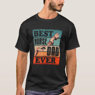 Mans Beste Paard Papa Ever Vaderlijkheid Beste Pap T-shirt
