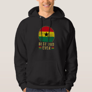 Mans Beste Papa Ooit Ghanese Vader Land Ghana V Hoodie