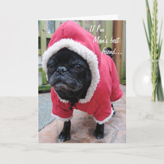 Man's beste vriend Kaart (Voorkant)