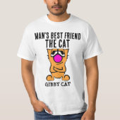 MANS BESTE VRIEND THE CAT, GIBBY CAT T SHIRTS (Voorkant)