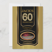 Mans Black Gold 60ste verpartij Kaart (Voorkant)