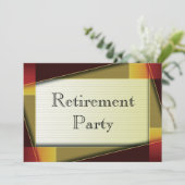 Mans Classic Retirement Party Kaart (Staand voorkant)