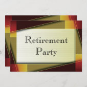 Mans Classic Retirement Party Kaart (Voorkant / Achterkant)