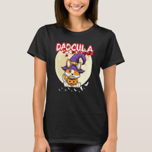 Mans Dadcula Dracule Vampier Dad Halloween Feest F T-shirt