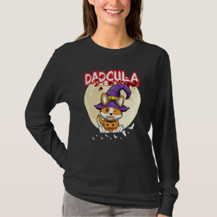 Mans Dadcula Dracule Vampier Dad Halloween Feest F T-shirt