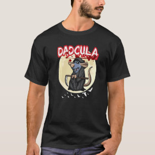 Mans Dadcula Dracule Vampier Dad Halloween Feest F T-shirt
