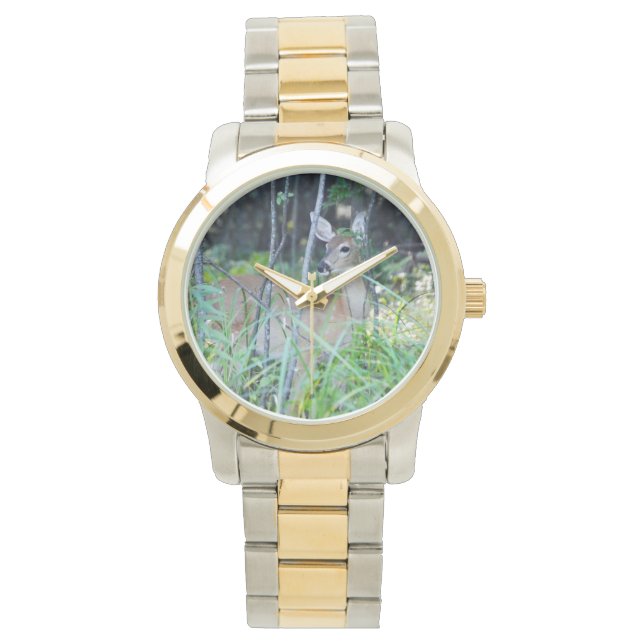 Mans Deer Watch Horloge (Voorkant)