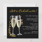 Mans elke nummer foto verjaardagsfeestje kaart (Achterkant)