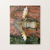 Mans en eekhoorn legpuzzel (Verticaal)