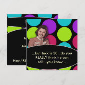 Mans Funny Retro 50ste Verjaardagsfeest Kaart (Voorkant / Achterkant)