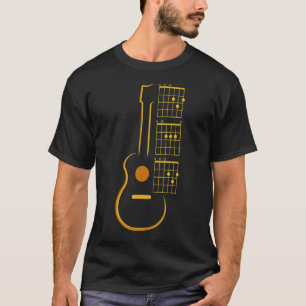 Mans Gitaarakkoorden Voor Vader Gitarist Vader T-shirt