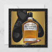 Mans Gold Aged To Perfectie Verjaardagsfeest Kaart (Voorkant)