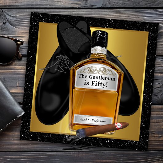 Mans Gold Aged To Perfectie Verjaardagsfeest Kaart
