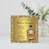 Mans Gold Aged to Perfection 50ste verjaardagsfees Kaart (Staand voorkant)