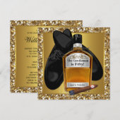 Mans Gold Aged to Perfection 50ste verjaardagsfees Kaart (Voorkant / Achterkant)