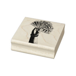 Mans hand Holding 100 dollar koopt geld kunst Rubberstempel