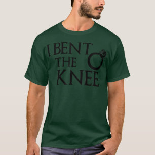 Mans I knielde Huwelijk Verloofde Bruidsmeisjesfee T-shirt