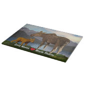 Mans in de weide snijplank (Hoek)