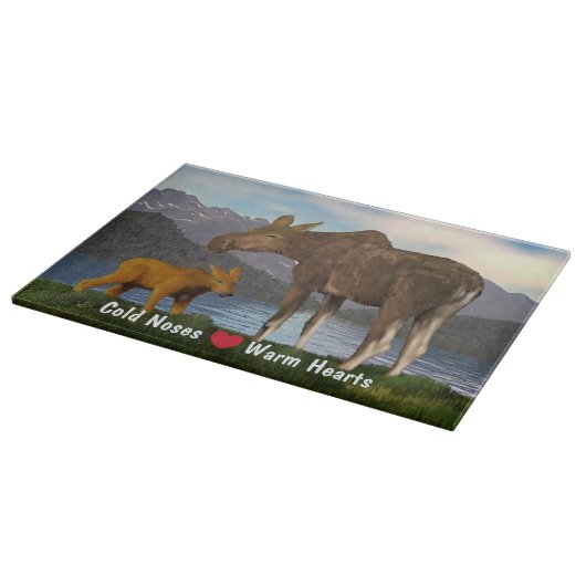 Mans in de weide snijplank (Hoek)