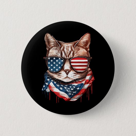 Mans Memorial Day Veterans Day 4 juli Ronde Button 5,7 Cm (Voorkant)