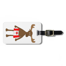 Mans met Canadese boxershorts