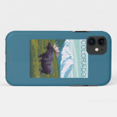 Mans met MountainColorado Case-Mate iPhone Case (Achterkant (horizontaal))