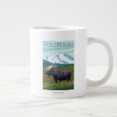 Mans met MountainColorado Grote Koffiekop (Rechts)