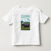 Mans met MountainColorado Kinder Shirts (Voorkant)