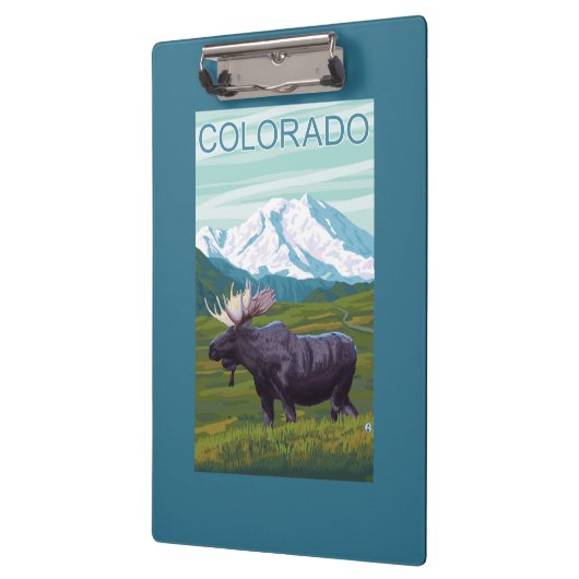 Mans met MountainColorado Klembord (Links)