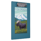 Mans met MountainColorado Klembord (Rechts)